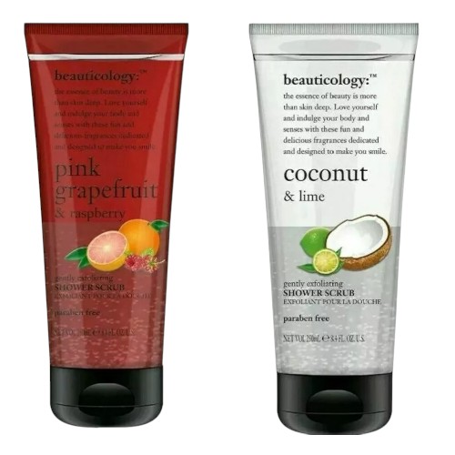 Baylis & Harding Shower Scrub pinkGrape fruit &Rasberry Coconut and Lime, 2X 250ml