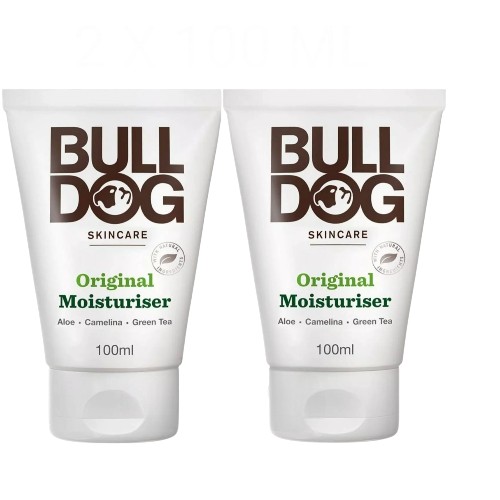 Bulldog Original Moisturiser Original Sensitive Skincare , 2X 100 ML