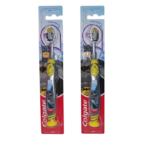 Tooth brush Batman Boys Girls, Unisex , Soft Bristles , 6+ years , 2X GREY