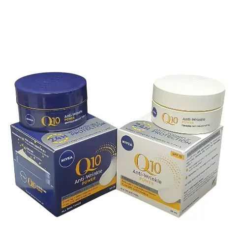 Nivea Q10 Anti Wrinkle Power Firming Day + Night Cream SPF 15, 1 OF EACH , 50ML