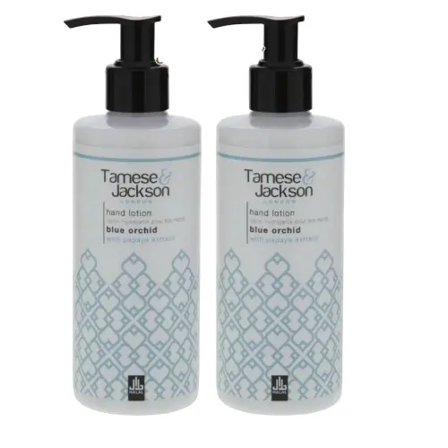 Tamese & Jackson London Blue Orchid Hand Lotion With Papaya Extract Halal,2x 250ML