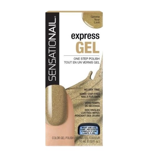 SensatioNail® Express Gel , Gimme Your Loot ,Shiny Chip Free Nails For Days