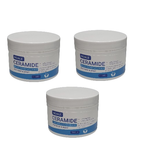 Nuage Ceramide Hydrating Moisturiser For Face & Body With Vitamin E~ 3 Pack 200ML