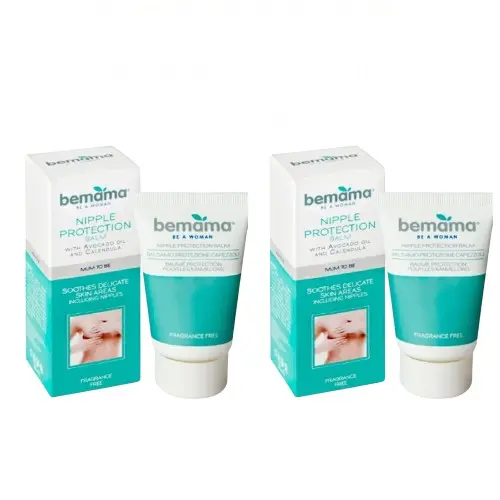 Bemama Nipple Protection Balm - be a woman FRAGRANCE FREE original 2X 30ML