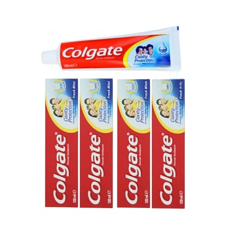 Colgate Cavity Protection Toothpaste 100ml LARGE SIZE Fresh Mint 4X 100ML