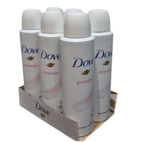 Dove Powder Deodorant Anti-Perspirant Spray , 0% ALCOHOL , 150mL , 6 PACK