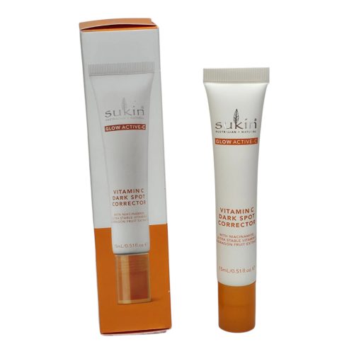 Sukin Glow Vitamin Dark Spot Corrector 15ml, Travel Size