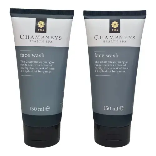 Champneys Face Wash Energising Cleanser with Eucalyptus,Lime & Bergamot,2X 150mL