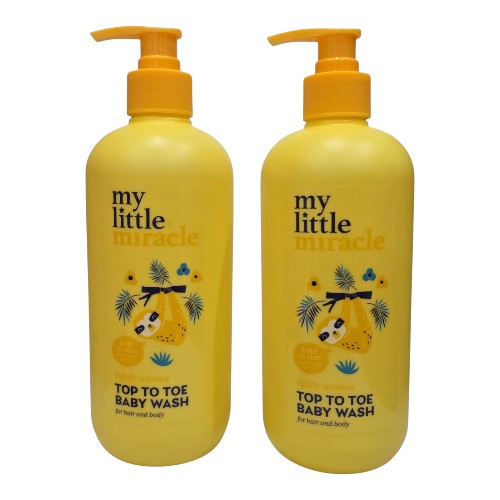 My Little Miracle Baby Top To Toe Vegan Friendly,For Hair & Body,TWIN PACK 500ml