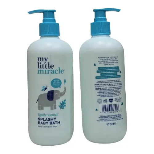 My Little Miracle Splashy Baby Bath 500ml,Lightly Scented Baby's Sensitive Skin