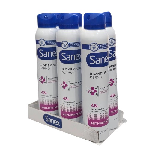 Sanex biome protect Dermo Invisible Anti Irritation 48H Protection 6 PACK 200ml